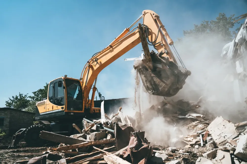 Travaux publics près de Cousance